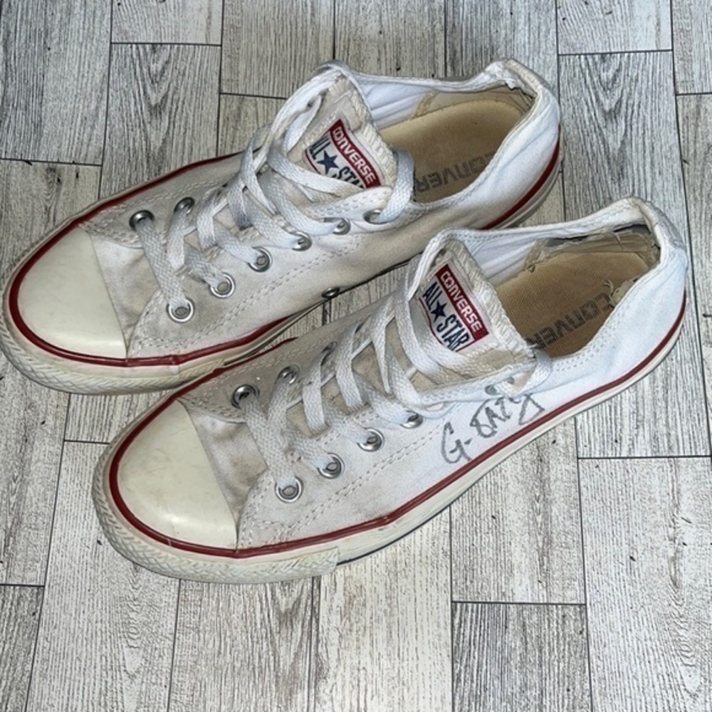 G. Easy autographed Converse All-Star Chuck Taylor sneakers size 8.5